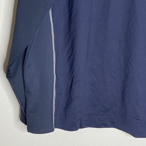 FootJoy Men’s Navy Tech Midlayer Quarter Zip Golf Pullover Size Large - Picture 4 of 13